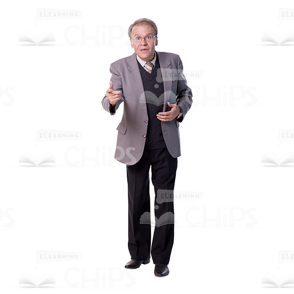 Mid-Aged Man's Top Poses Cutout Photo Pack-9020
