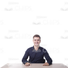 Sitting Young Man Cutout Photo Pack-11307