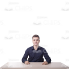 Sitting Young Man Cutout Photo Pack-11308
