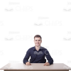 Sitting Young Man Cutout Photo Pack-11309