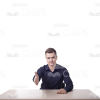 Sitting Young Man Cutout Photo Pack-11310