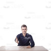 Sitting Young Man Cutout Photo Pack-11311
