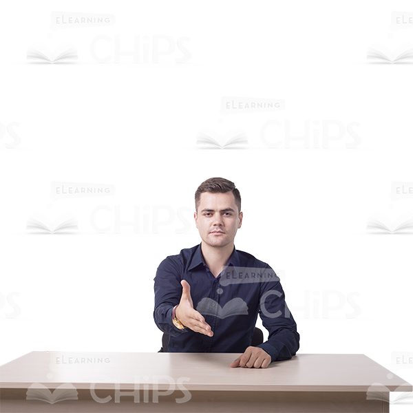 Young Man's Top Poses Cutout Photo Pack-8933