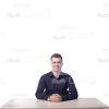 Sitting Young Man Cutout Photo Pack-11316