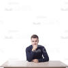 Sitting Young Man Cutout Photo Pack-11318