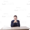 Sitting Young Man Cutout Photo Pack-11319