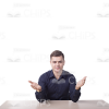 Sitting Young Man Cutout Photo Pack-11337