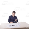 Handsome Young Man With Phone Cutout Photo Pack-11417
