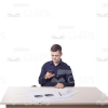 Handsome Young Man With Phone Cutout Photo Pack-11418