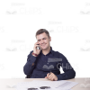 Handsome Young Man With Phone Cutout Photo Pack-11426