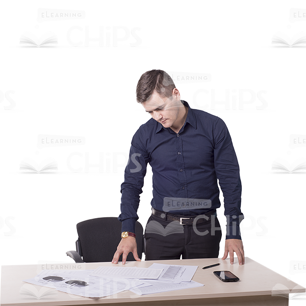 Young Man With Various Objects Cutout Photo Pack-11154