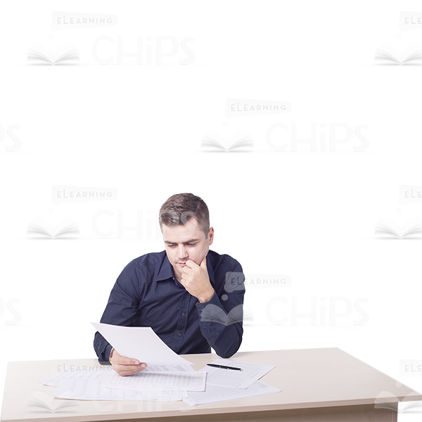 Handsome Young Man With Papers Photo Pack-11434