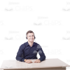 Young Man With Headset Cutout Photo Pack-11216