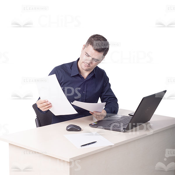 Handsome Young Man With Papers Photo Pack-11441
