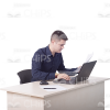 Young Man With Various Objects Cutout Photo Pack-11181