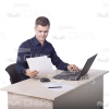 Young Man With Various Objects Cutout Photo Pack-11187