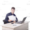 Young Man With Various Objects Cutout Photo Pack-11192