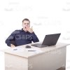 Young Man With Various Objects Cutout Photo Pack-11208
