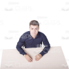 Sitting Young Man Cutout Photo Pack-11360
