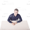 Sitting Young Man Cutout Photo Pack-11363