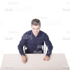 Sitting Young Man Cutout Photo Pack-11365