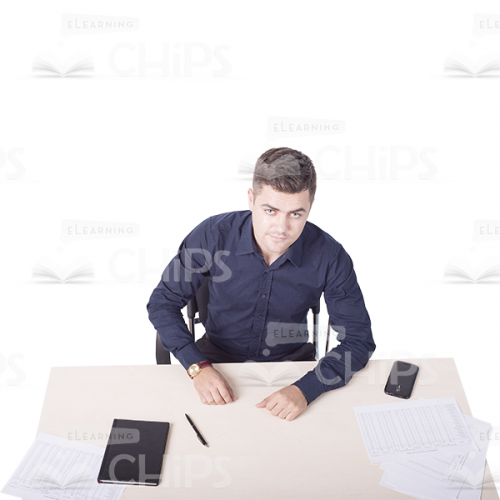 Young Man With Various Objects Cutout Photo Pack-11140