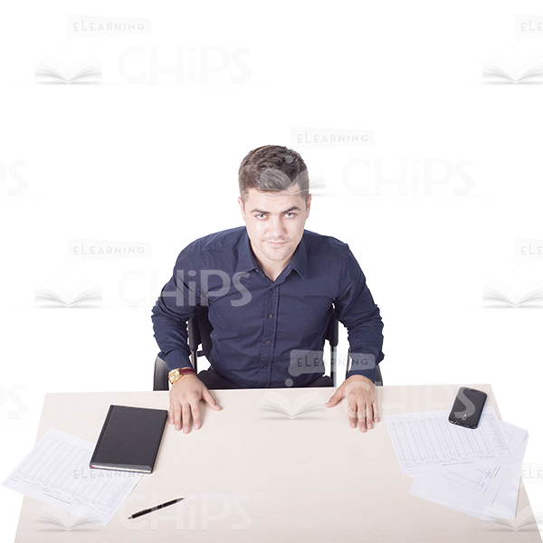Young Man With Various Objects Cutout Photo Pack-11144