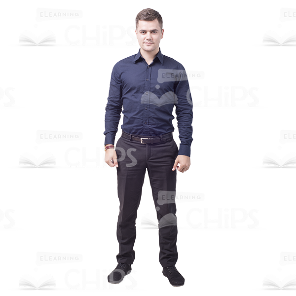 Young Man Standing In Multiple Poses Photo Pack-11394