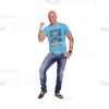 Athletic Man's Top Poses Cutout Photo Pack-9086