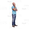 Athletic Young Man With Gadgets Cutout Photo Pack-9417