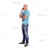 Athletic Young Man With Gadgets Cutout Photo Pack-9418