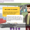 Cutout Young Lady With Callout — Storyline eLearning Template