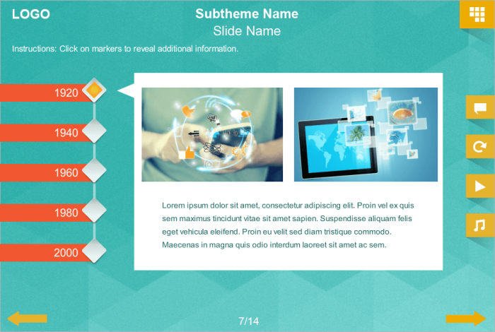 Vertical Tabs — eLearning Template for Articulate Storyline