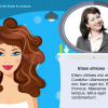 Vector Woman With Stylish Haircut — Gamified Template for Articulate Storyline