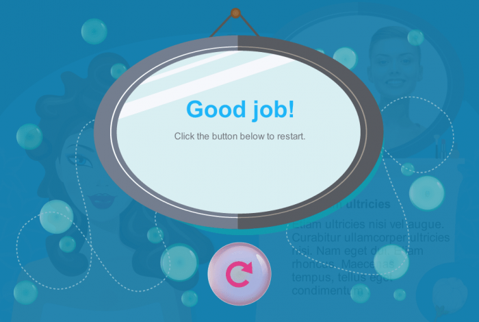Restart Button — eLearning Templates for Storyline