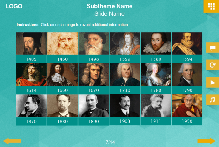 Timeline Interaction — Download Lectora Templates for eLearning