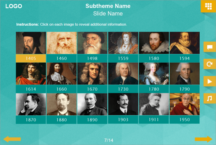 Slide with Timeline — Templates for eLearning Courses