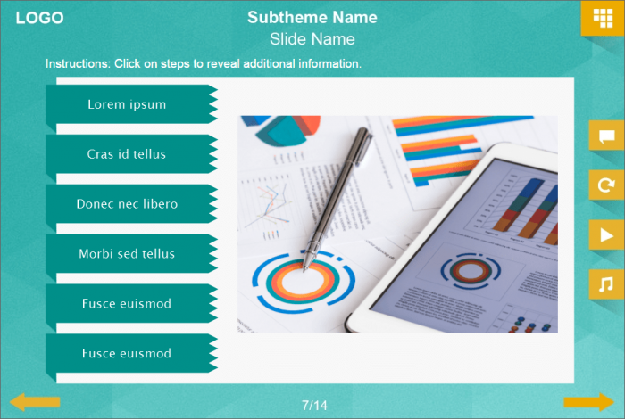 Vertical Tabs — Download eLearning Lectora Templates