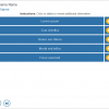 Blue Vertical Accordion — Lectora Template Package