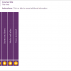 Purple Horizontal Accordion — Lectora Template Pack