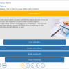 Blue Accordion Slide — eLearning Templates for Trivantis Lectora