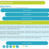 Blue Accordion Slide — eLearning Templates for Lectora Publisher