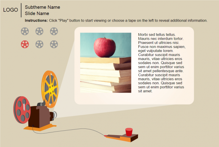 Slide with Text and Image — Lectora Templates for eLearning