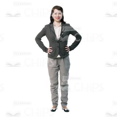 Good-Looking Woman Character Cutout Photo-0