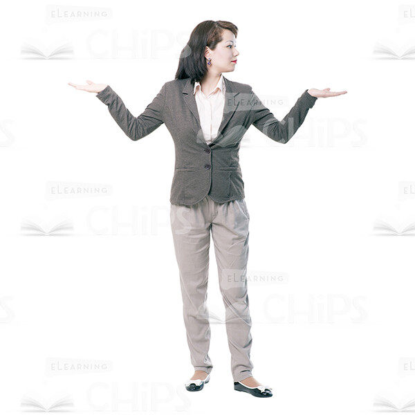 Cutout Woman Scales Profile View-0 Cutout Woman Scales Profile View-0