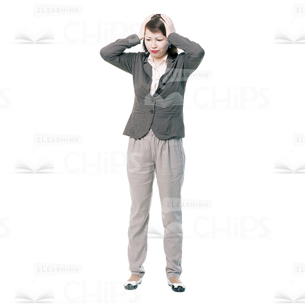 Puzzled Woman Character Cutout Photo-0