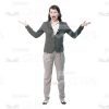 Astonished Woman Cutout Picture-0