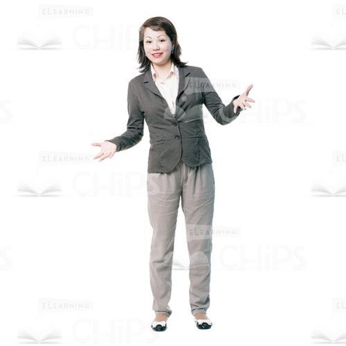 Attractive Young Woman Cutout Photo-0