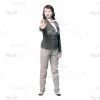 Cutout Woman Making Stop Gesture-0