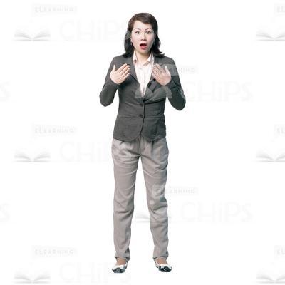 Extremely Surprised Cutout Woman Character-0